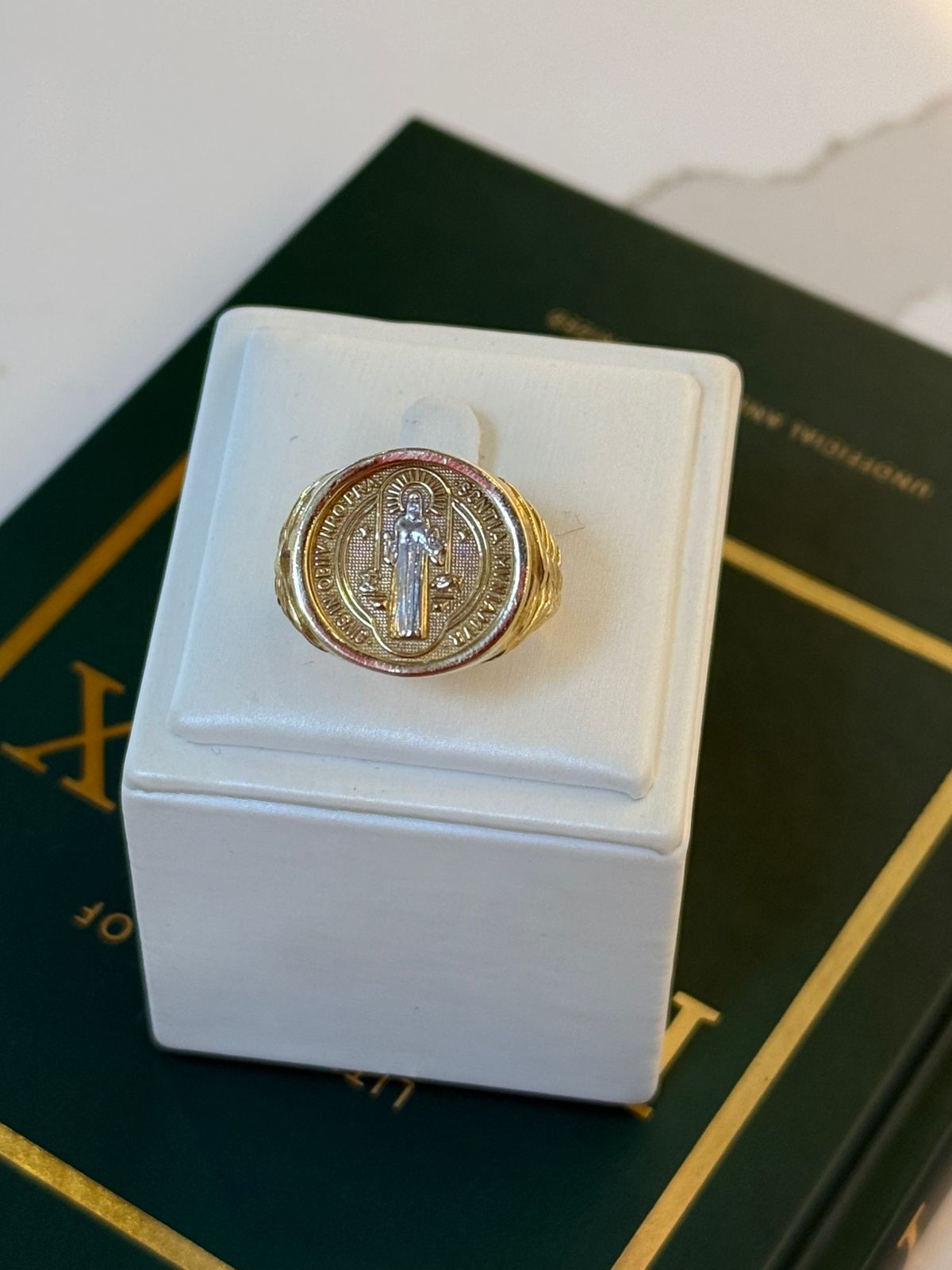 ANILLO HOMBRE SAN BENITO SOLIDO 14K 7.8G
